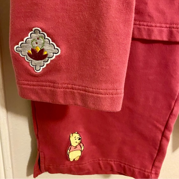 Disney Women's Red Winnie the Pooh Pajama Set - Picture 3 of 7
